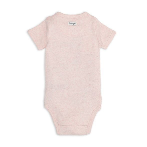 LODGER BODY S KRÁTKÝM RUKÁVEM MELANGE TAN VEL. 74 - BODY - PRO DĚTI