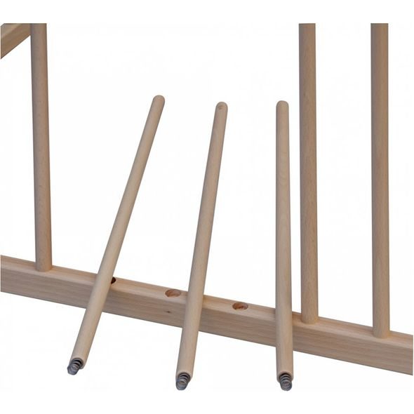 SCARLETT DĚTSKÁ DŘEVĚNÁ OHRÁDKA BELA PŘÍRODNÍ 100X100CM - OHRÁDKY - KOUPÁNÍ A ZDRAVÍ