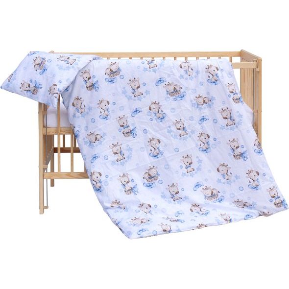 SCARLETT POVLEČENÍ DO POSTÝLKY 2DÍLNÉ SCARLETT FIKI 135X100CM MODRÁ - POVLEČENÍ DO POSTÝLKY - SPINKÁNÍ