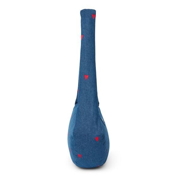 STUDIO NOOS DENIM MINI CROSS BODY BAG | DARK BLUE RED HEARTS - DOPLŇKY - PRO MAMINKY