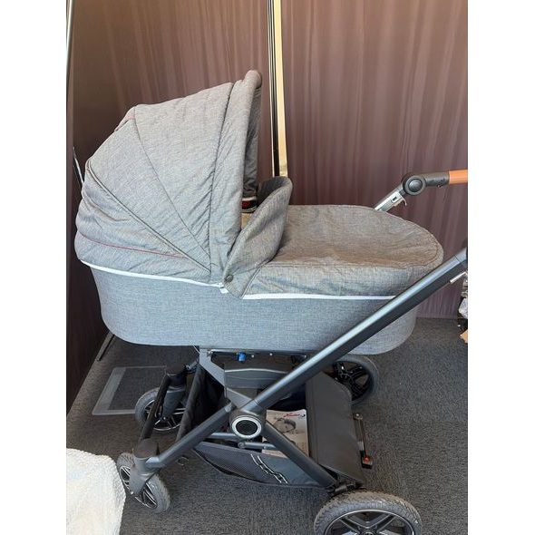 BAZAR HARTAN VIVA GTR SELECTION OLIVE BEZ RUČNÍ BRZDY 2023 + HLUBOKÁ KORBA VČ.NÁNOŽNÍKU BARVA ŠEDÁ - BAZAR - OUTLET