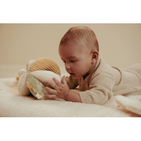 LITTLE DUTCH MÍČEK TEXTILNÍ NEWBORN NATURALS - NEWBORN NATURALS - PRO DĚTI