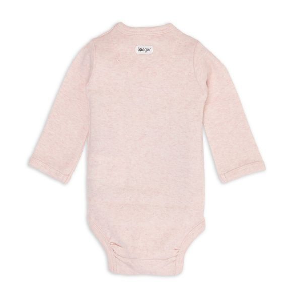 LODGER BODY S DLOUHÝM RUKÁVEM MELANGE TAN VEL. 62 - BODY - PRO DĚTI