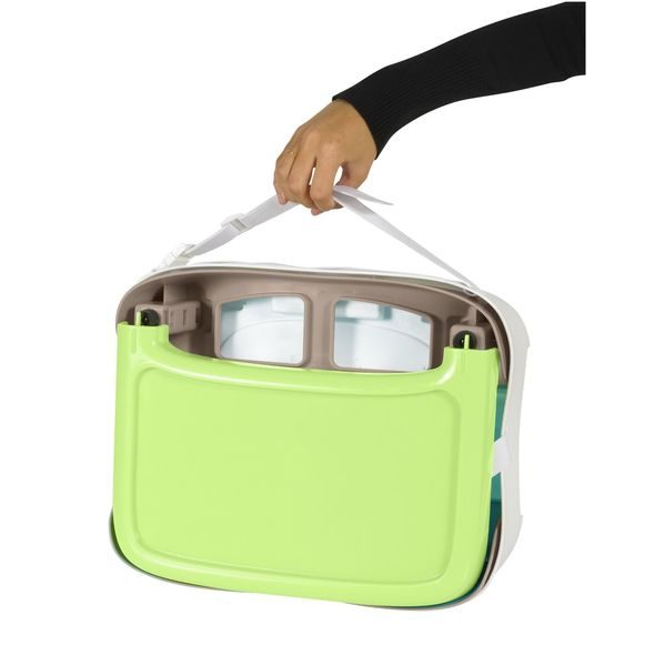 BABYMOOV PŘENOSNÁ ŽIDLIČKA COMPACT SEAT GREEN NEW - JÍDELNÍ ŽIDLIČKY CESTOVNÍ - KRMENÍ