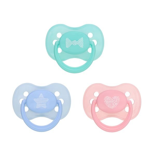 CANPOL BABIES DUDLÍK SILIKONOVÝ TŘEŠINKA 6-18M PASTELS - ŠIDÍTKA A DOPLŇKY - KRMENÍ