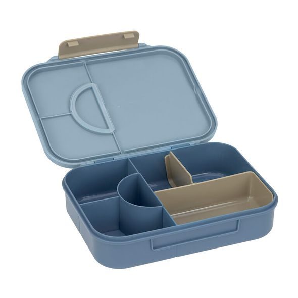 LÄSSIG LUNCHBOX BENTO PATTERN PARTY BLUE/GREEN - USKLADNĚNÍ JÍDLA - KRMENÍ