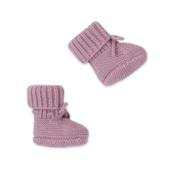 LODGER CAPÁČKY MERINO MAUVE VEL. 0 - 6 MĚSÍCŮ - KOJENECKÉ CAPÁČKY - PRO DĚTI