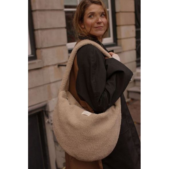 STUDIO NOOS TEDDY CROSS BODY KABELKA ECRU - ORGANIZÉRY A KOŠÍKY - KOČÁRKY A PŘÍSLUŠENSTVÍ