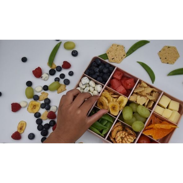 MELII SNACKLE BOX KRABIČKA NA SVAČINU 1368 ML - RŮŽOVÁ - KRABIČKY NA SVAČINU - KRMENÍ