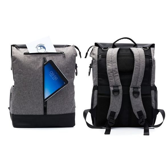 FILLIKID BATOH NA PLENY OSAKA GREY MELANGE - PŘEBALOVACÍ BATOHY - KOČÁRKY A PŘÍSLUŠENSTVÍ