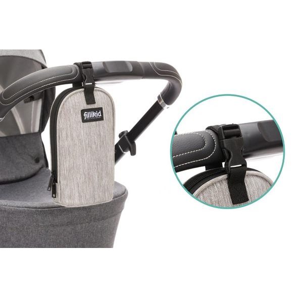 FILLIKID OHŘÍVAČ LÁHVÍ LIGHTGREY MELANGE USB - OHŘÍVAČKY MLÉKA A STRAVY - KRMENÍ