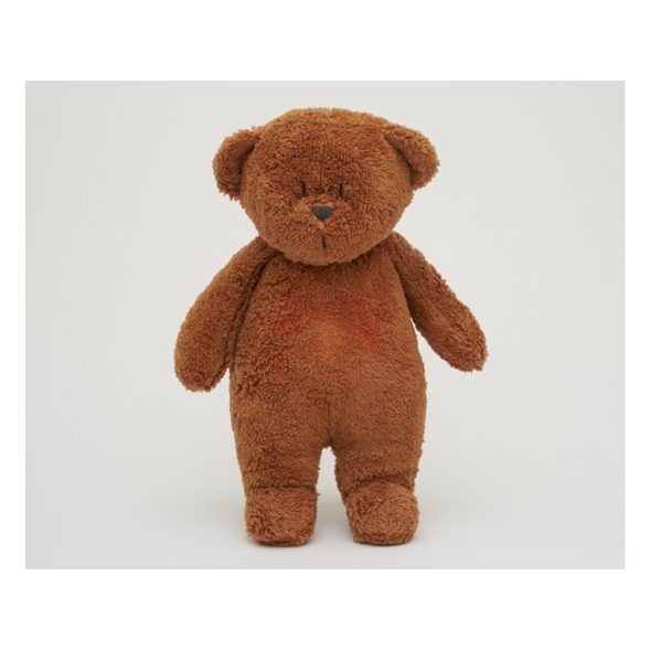 MOONIE USÍNÁČEK MEDVĚD 2.0 ORGANIC CARAMEL - USÍNÁČCI ŠUMÍCÍ / S TLUKOTEM - PRO DĚTI