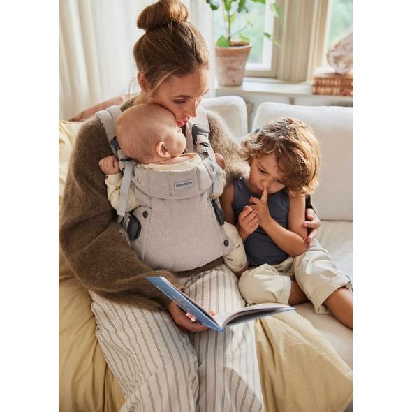 BABYBJORN BABYBJORN NOSÍTKO HARMONY WOVEN LIGHT BEIGE MÉLANGE - ERGONOMICKÁ NOSÍTKA - NOŠENÍ & SPORT