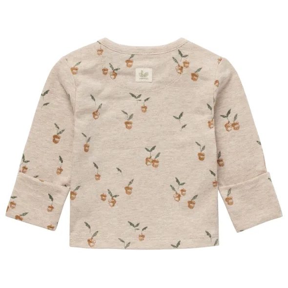 NOPPIES LONGSLEEVE JOHNSONVILLE SAND MELANGE - TRIČKA KRÁTKÝ / DLOUHÝ RUKÁV - PRO DĚTI