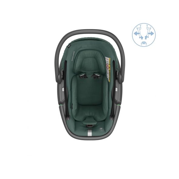 MAXI-COSI CORAL 360 AUTOSEDAČKA ESSENTIAL GREEN + ZÁKLADNA FAMILYFIX 360 PRO - AUTOSEDAČKY 0-13KG - AUTOSEDAČKY A PŘÍSLUŠENSTVÍ