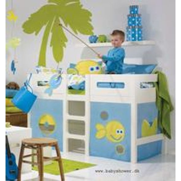 BABY DAN VYSOKÁ POSTEL 160X70X105CM - DŘEVĚNÉ POSTÝLKY - SPINKÁNÍ