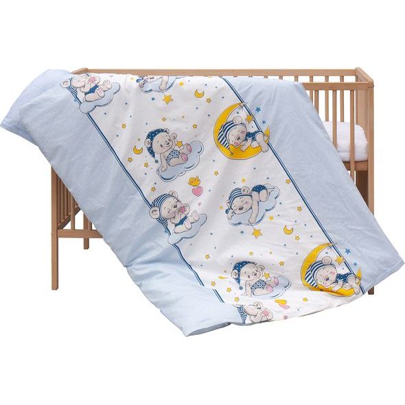 SCARLETT DĚTSKÁ POSTÝLKA S KOMPLETNÍ VÝBAVOU LUNITO 120 X 60 CM - DŘEVĚNÉ POSTÝLKY - SPINKÁNÍ