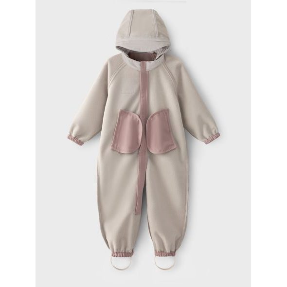 LEOKID SOFTSHELLOVÁ KOMBINÉZA LILO ASH ROSE VEL. 98 - ZIMNÍ KOMBINÉZY - PRO DĚTI