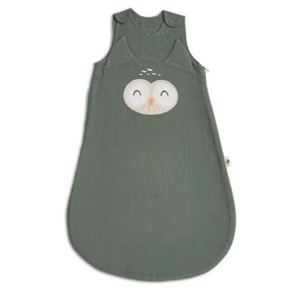 FUNNABABY MUŠELÍNOVÝ SPACÍ PYTEL IVY GREEN 90 CM - SPACÍ PYTLE - SPINKÁNÍ