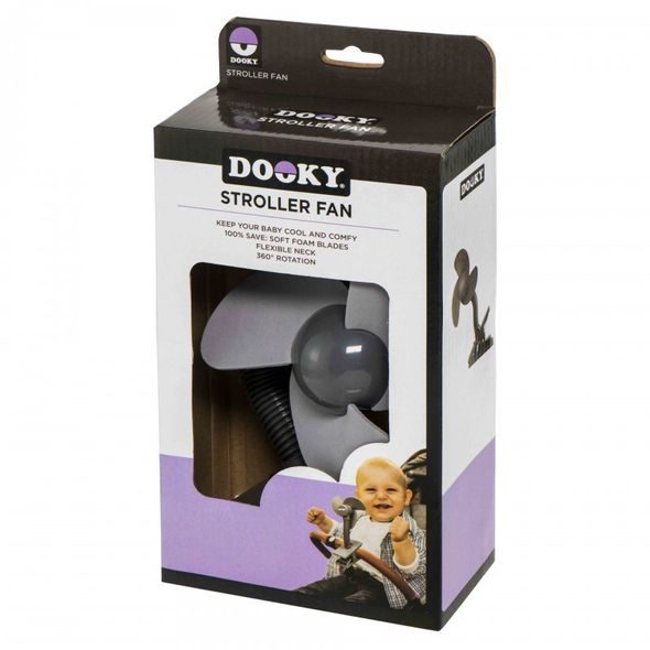 DOOKY VENTILÁTOR NA KOČÁREK STROLLER FAN SOFT FOAM - SLUNEČNÍKY A CLONY - KOČÁRKY A PŘÍSLUŠENSTVÍ