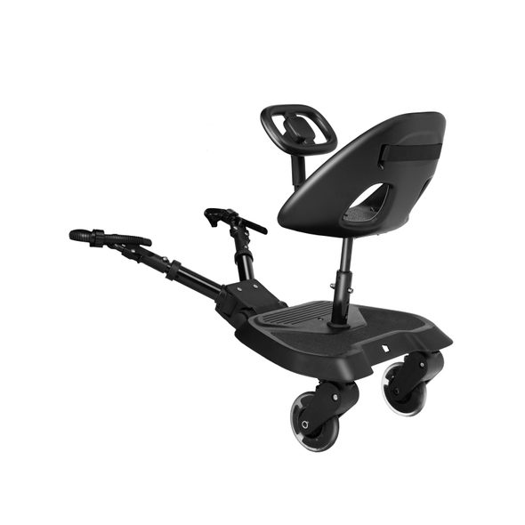 KIKKABOO STUPÁTKO KE KOČÁRKU SE SEDÁTKEM ALLY XL BLACK - STUPÁTKA ZA KOČÁREK - KOČÁRKY A PŘÍSLUŠENSTVÍ