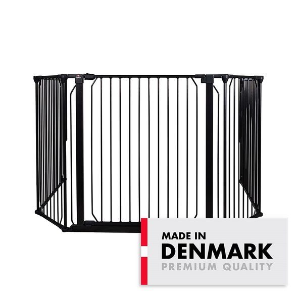 BABY DAN UNIVERZÁLNÍ PROSTOROVÁ ZÁBRANA BABYDAN COMBIFIT XL, ČERNÁ - OHRÁDKY - KOUPÁNÍ A ZDRAVÍ