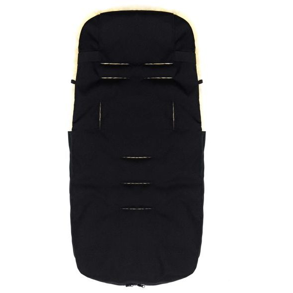 FILLIKID FUSAK ZIMNÍ Z JEHNĚČÍ KOŽEŠINY BERNINA BLACK - FUSAKY DO KOČÁRKU - KOČÁRKY A PŘÍSLUŠENSTVÍ