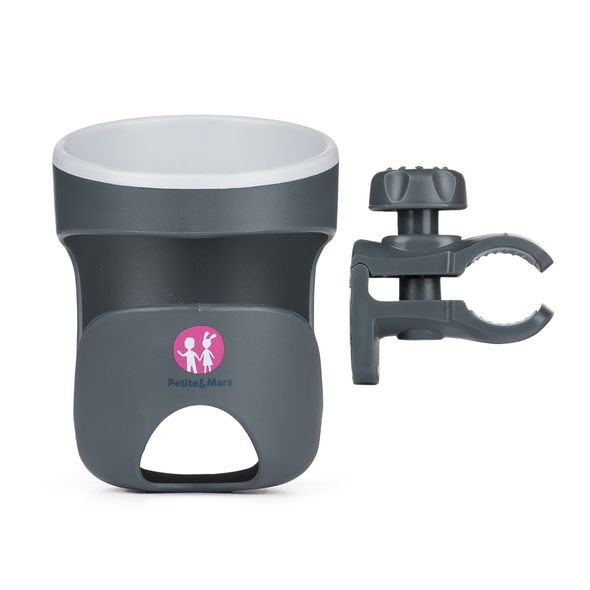 PETITE&MARS DRŽÁK NA NÁPOJE HANDY GREY - DRŽÁKY NA PITÍ - KOČÁRKY A PŘÍSLUŠENSTVÍ
