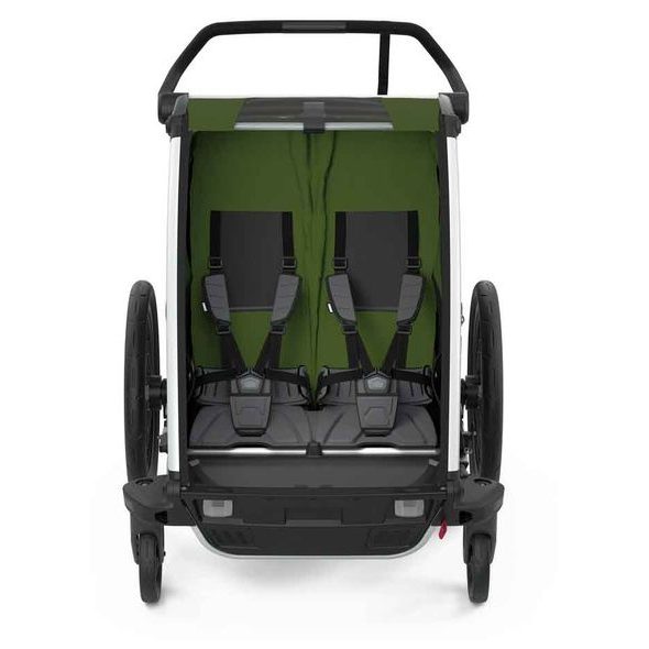 THULE CHARIOT CAB DOUBLE CYPRESS GREEN - VOZÍKY ZA KOLO - NOŠENÍ & SPORT