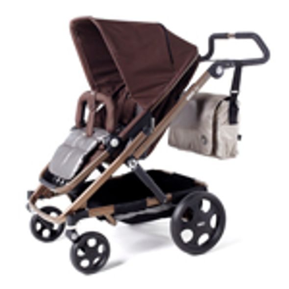 BRIO GO + LŮŽKO S METALICKOU HNĚDOU KONSTRUKCÍ 2012 - TROJKOMBINACE - KOČÁRKY A PŘÍSLUŠENSTVÍ
