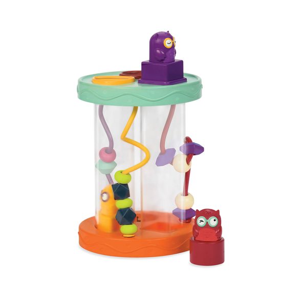 B-TOYS INTERAKTIVNÍ VÁLEC HOOTY-HOO - MOTORICKÉ A HUDEBNÍ - PRO DĚTI