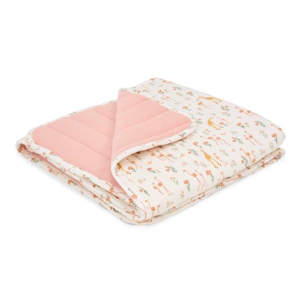 LITTLE DUTCH DEKA 70X100 CM PINK BLOOMING SAFARI - DĚTSKÉ DEKY PRO MIMINKA - SPINKÁNÍ