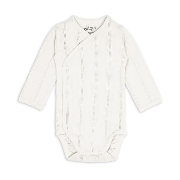 LODGER BODY S DLOUHÝM RUKÁVEM POINTELLE CREAM VEL. 62 - BODY - PRO DĚTI