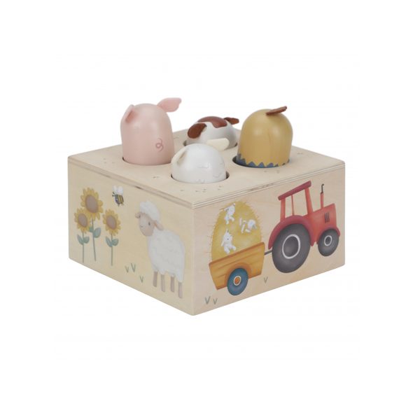 LITTLE DUTCH VYSKAKOVACÍ ZVÍŘÁTKA SE ZVUKY FARMA - HUDEBNÍ - PRO DĚTI