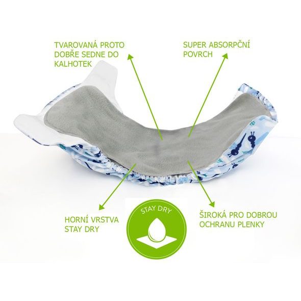 BAMBINO MIO OPAKOVANĚ POUŽITELNÉ PLENKOVÉ SEPARAČNÍ VLOŽKY - ORGANIZÉRY NA PŘEBALOVACÍ PULT - PŘEBALOVÁNÍ