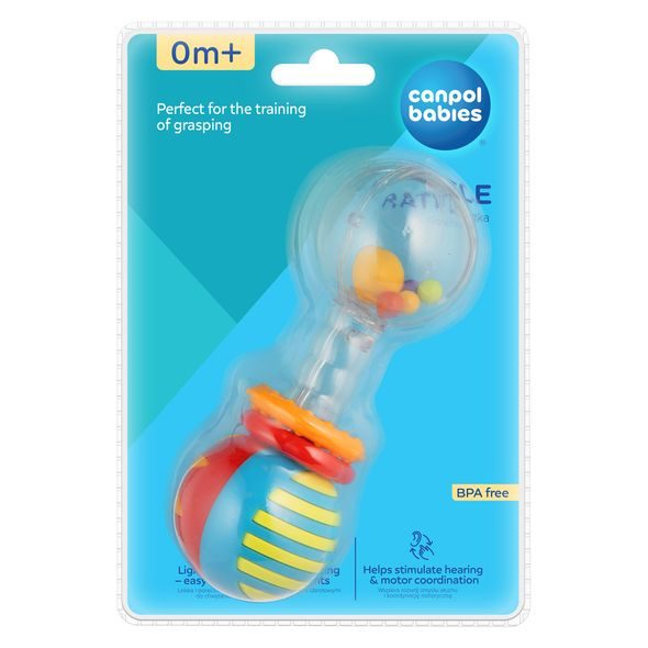 CANPOL BABIES CHRASTÍTKO ČINKA SE ZVÍŘÁTKY ČERVENÉ - CHRASTÍTKA - PRO DĚTI