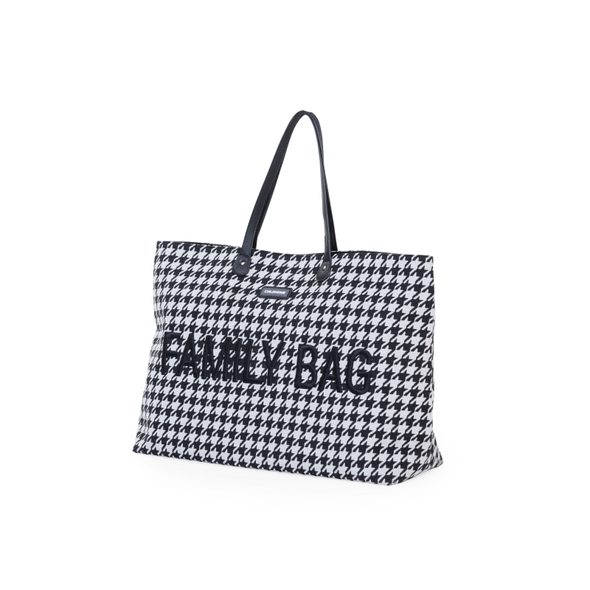 CHILDHOME CESTOVNÍ TAŠKA FAMILY BAG PEPITO BLACK - CESTOVNÍ TAŠKY NA KOČÁREK - KOČÁRKY A PŘÍSLUŠENSTVÍ
