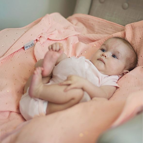 PINKIE SET MUSLIN APRICCOT - LÁTKOVÉ PLENY ALL IN ONE - PŘEBALOVÁNÍ