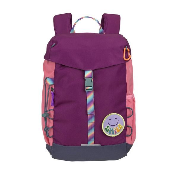 LÄSSIG DĚTSKÝ BATOH BIG OUTDOOR BACKPACK UNIQUE BERRY PINK - PRO PŘEDŠKOLÁKY - PRO DĚTI