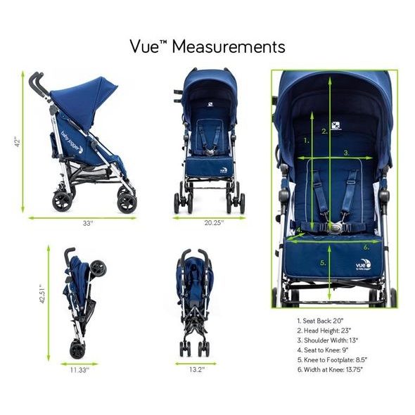 BABY JOGGER VUE - GOLFOVÉ KOČÁRKY - KOČÁRKY A PŘÍSLUŠENSTVÍ