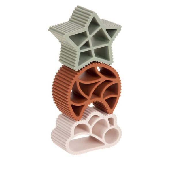 LÄSSIG SENSORY STACKING TOWER LITTLE UNIVERSE CLOUD/MOON/STAR - STOHOVACÍ HRAČKY - PRO DĚTI