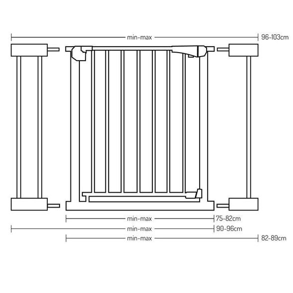 MOMI DĚTSKÁ ZÁBRANA MOMI PAXI PLUS ČERNÁ - OHRÁDKY - KOUPÁNÍ A ZDRAVÍ