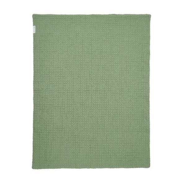 MEYCO DEKA WAFFLE TEDDY FLEECE - OLIVE GREEN - DĚTSKÉ DEKY PRO MIMINKA - SPINKÁNÍ