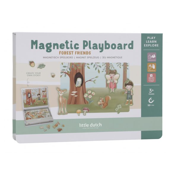 LITTLE DUTCH MAGNETICKÁ HRA FOREST FRIENDS - MAGNETICKÉ HRAČKY - PRO DĚTI