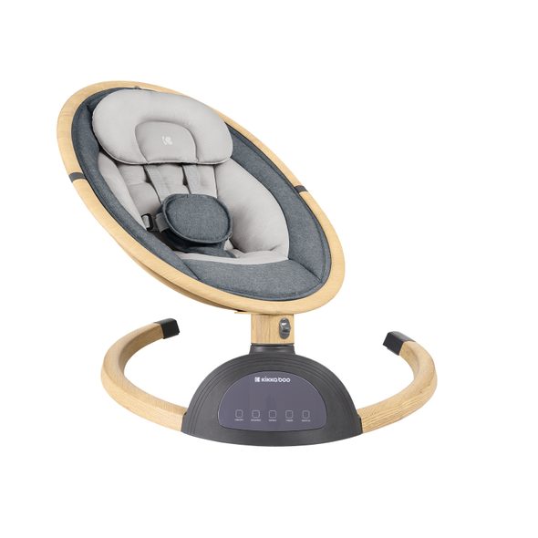 KIKKABOO HOUPACÍ LEHÁTKO ELEKTRICKÉ ASHLEE DARK GREY - LEHÁTKA A HOUPADLA - SPINKÁNÍ