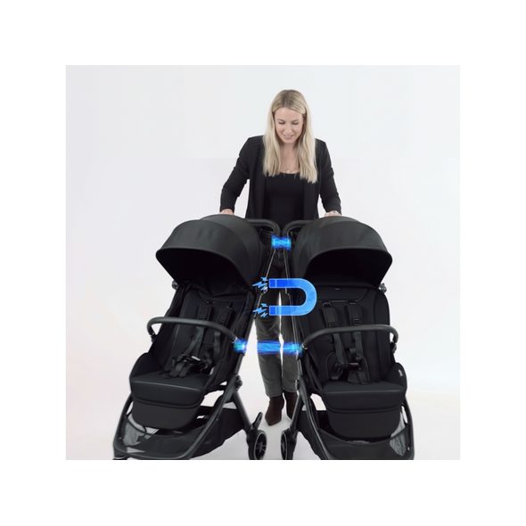BUMPRIDER CONNECT MINI 2X KOČÁREK S MADLEM ITALIAN PLUM - GOLFOVÉ KOČÁRKY - KOČÁRKY A PŘÍSLUŠENSTVÍ