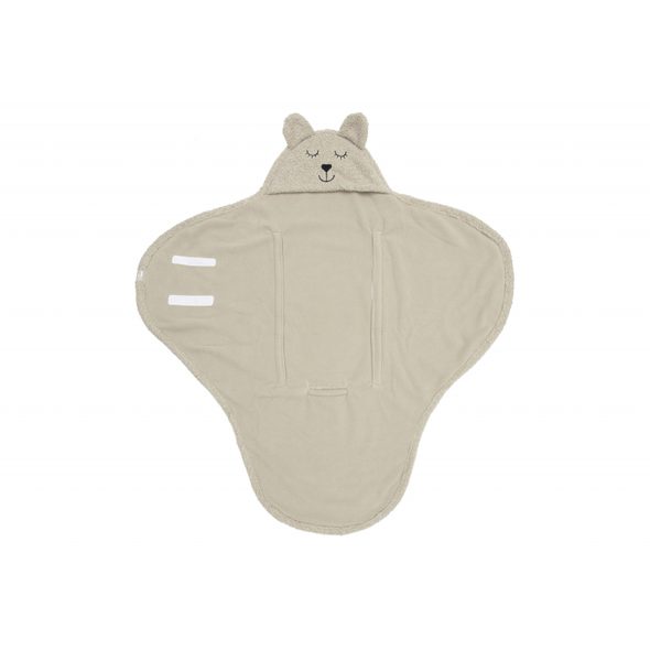 JOLLEIN ZAVINOVAČKA MEDVÍDEK BOUCLE OLIVE GREEN - ZAVINOVAČKY - SPINKÁNÍ