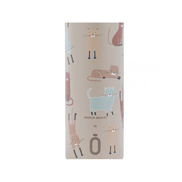 RUNBOTT TERMOLÁHEV 600 ML CATS TAUPE - TERMOOBALY A TERMOSKY - KRMENÍ