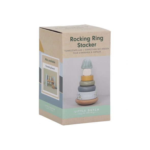 LITTLE DUTCH NASAZOVACÍ KROUŽKY DŘEVĚNÉ FOREST FRIENDS - LITTLE DUTCH - PRO DĚTI