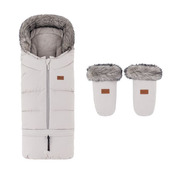 PETITE&MARS SET ZIMNÍ FUSAK ARCTIC 4V1 + RUKAVICE NA KOČÁREK FJORA - FUSAKY DO KOČÁRKU - KOČÁRKY A PŘÍSLUŠENSTVÍ